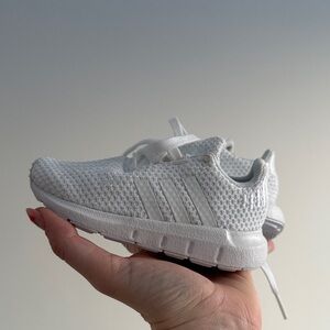 Adidas Kids All-White Sneakers